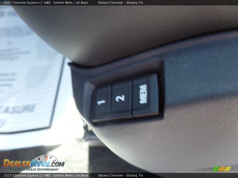 2017 Chevrolet Equinox LT AWD Summit White / Jet Black Photo #22