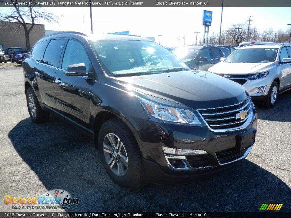 2017 Chevrolet Traverse LT Tungsten Metallic / Dark Titanium/Light Titanium Photo #3