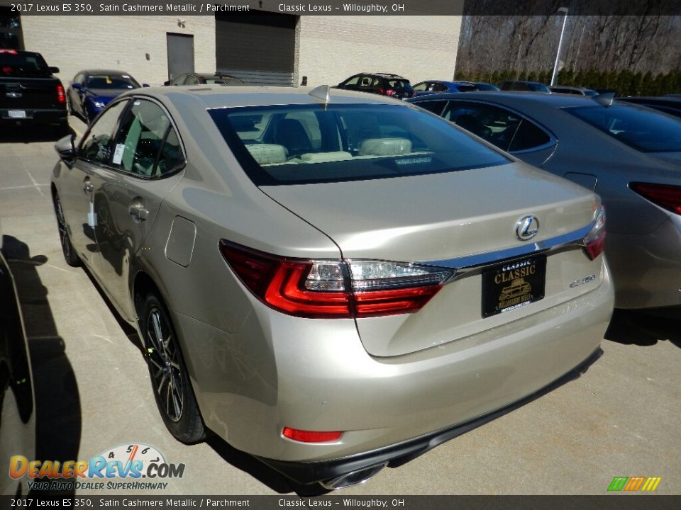 2017 Lexus ES 350 Satin Cashmere Metallic / Parchment Photo #3