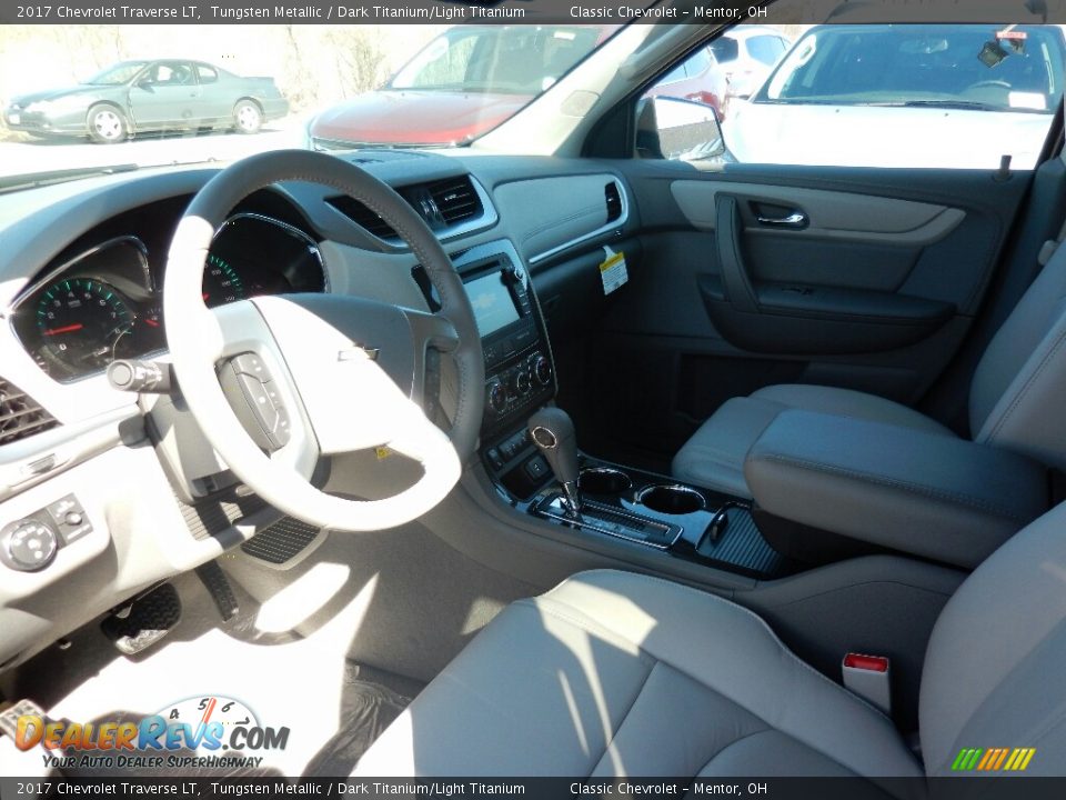 2017 Chevrolet Traverse LT Tungsten Metallic / Dark Titanium/Light Titanium Photo #7