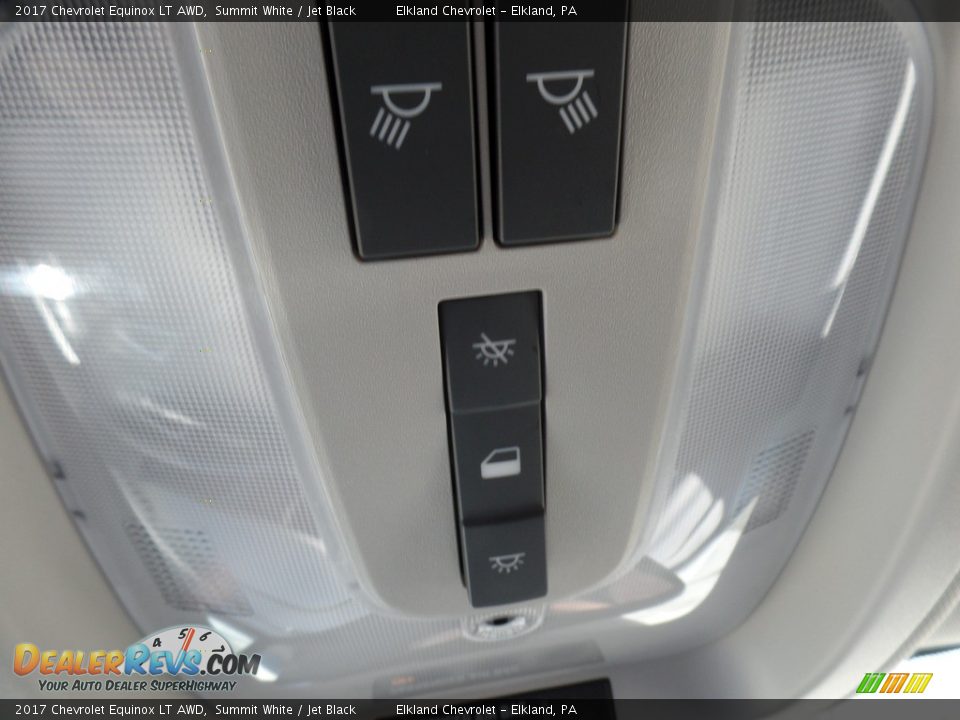 2017 Chevrolet Equinox LT AWD Summit White / Jet Black Photo #34
