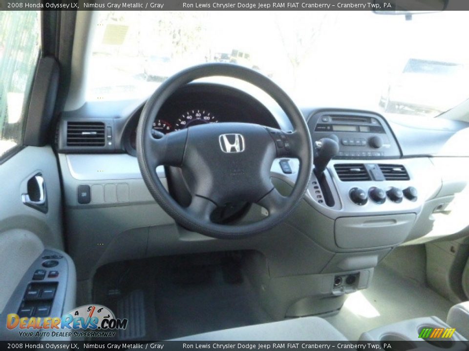2008 Honda Odyssey LX Nimbus Gray Metallic / Gray Photo #13
