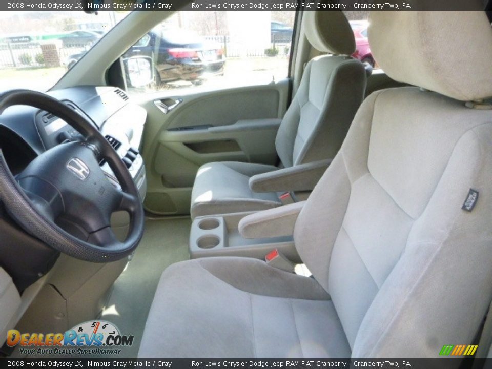 2008 Honda Odyssey LX Nimbus Gray Metallic / Gray Photo #15
