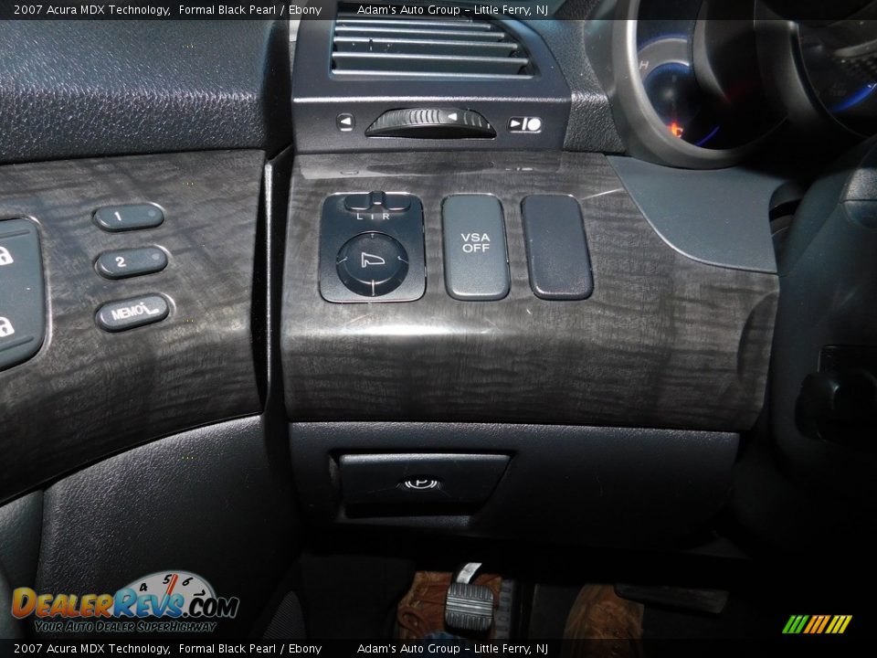 2007 Acura MDX Technology Formal Black Pearl / Ebony Photo #15