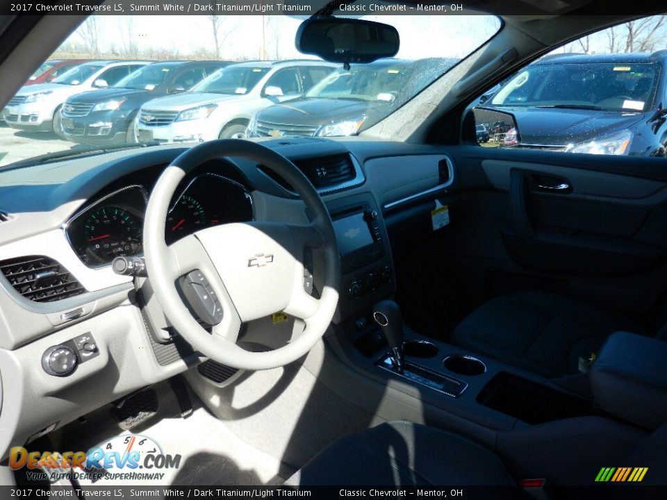 2017 Chevrolet Traverse LS Summit White / Dark Titanium/Light Titanium Photo #7