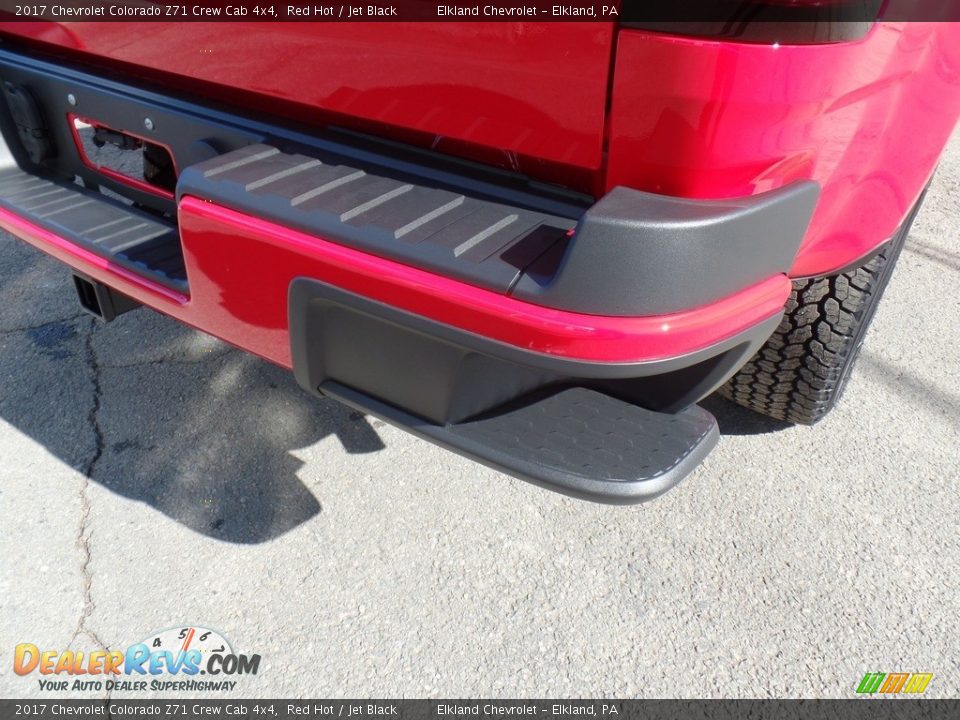 2017 Chevrolet Colorado Z71 Crew Cab 4x4 Red Hot / Jet Black Photo #12