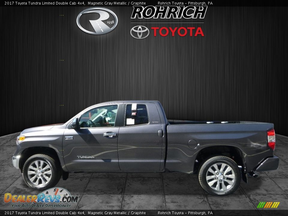 2017 Toyota Tundra Limited Double Cab 4x4 Magnetic Gray Metallic / Graphite Photo #3