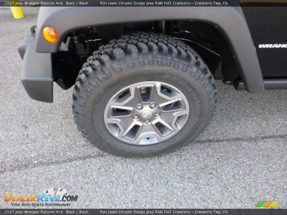 2017 Jeep Wrangler Rubicon 4x4 Black / Black Photo #2