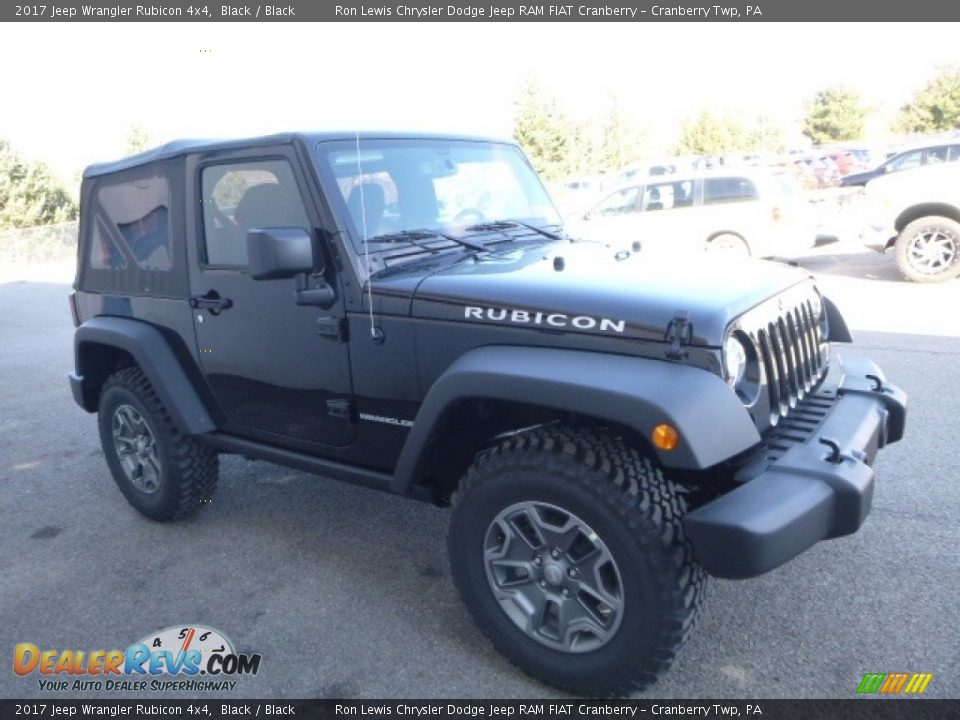 2017 Jeep Wrangler Rubicon 4x4 Black / Black Photo #7