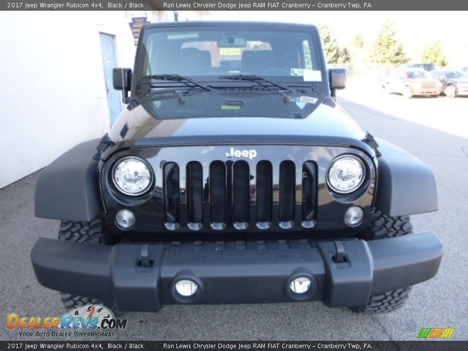 2017 Jeep Wrangler Rubicon 4x4 Black / Black Photo #8