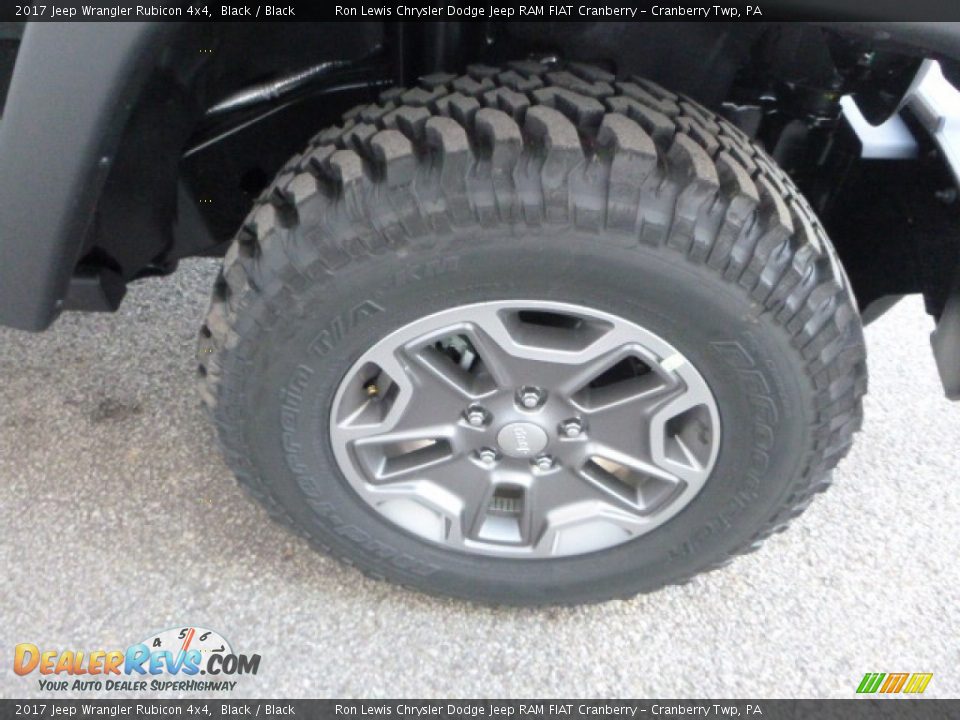 2017 Jeep Wrangler Rubicon 4x4 Black / Black Photo #9