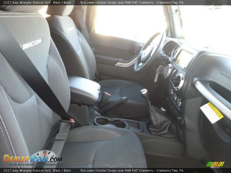 2017 Jeep Wrangler Rubicon 4x4 Black / Black Photo #10