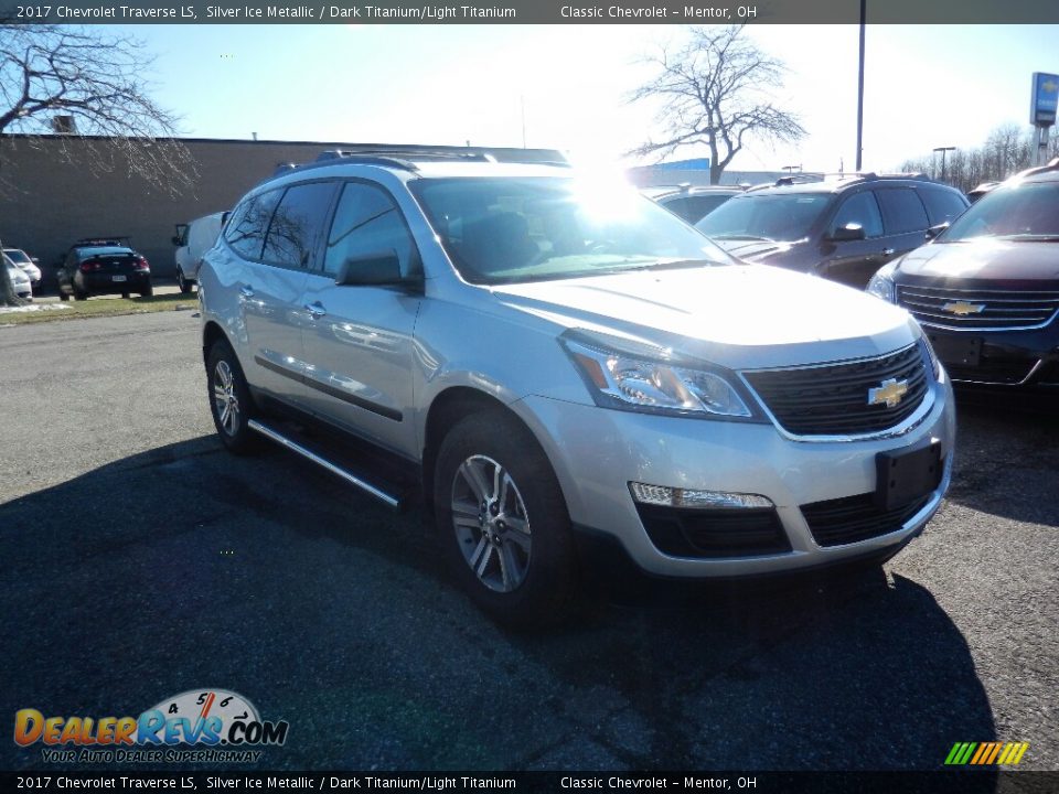 2017 Chevrolet Traverse LS Silver Ice Metallic / Dark Titanium/Light Titanium Photo #3