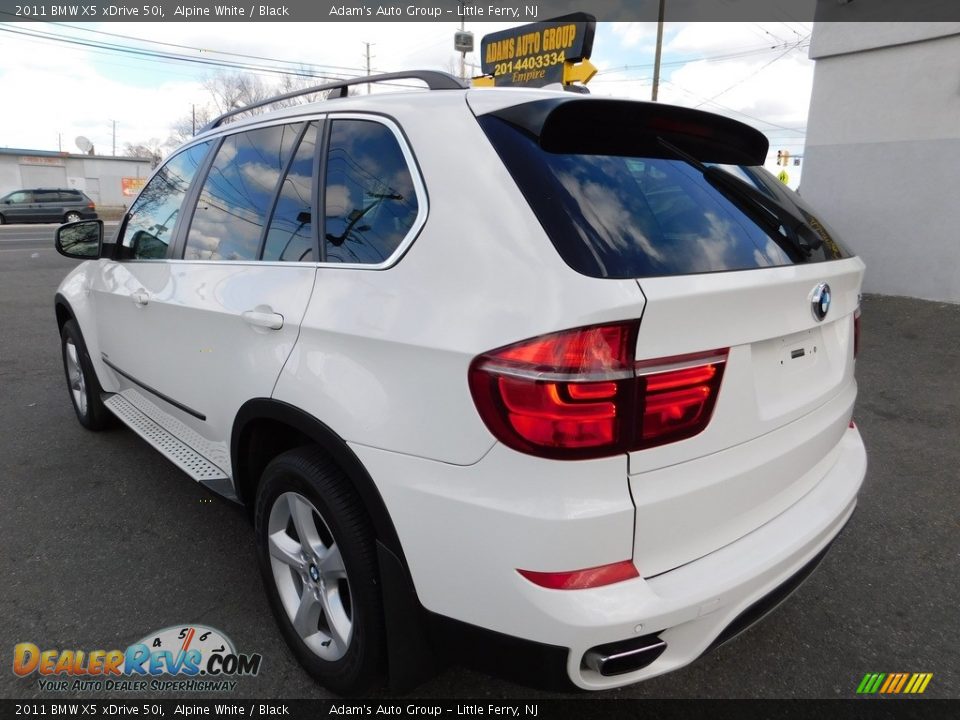 2011 BMW X5 xDrive 50i Alpine White / Black Photo #7