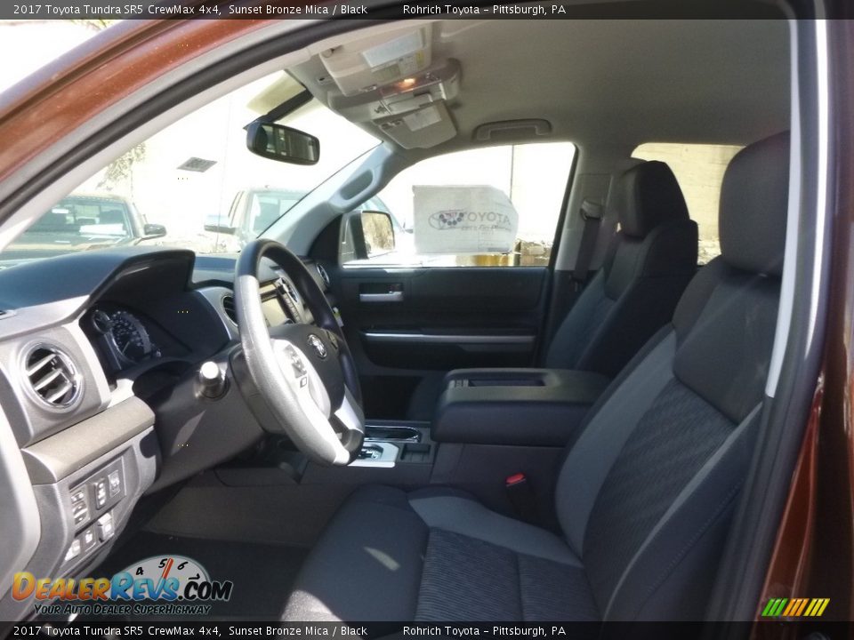 2017 Toyota Tundra SR5 CrewMax 4x4 Sunset Bronze Mica / Black Photo #6