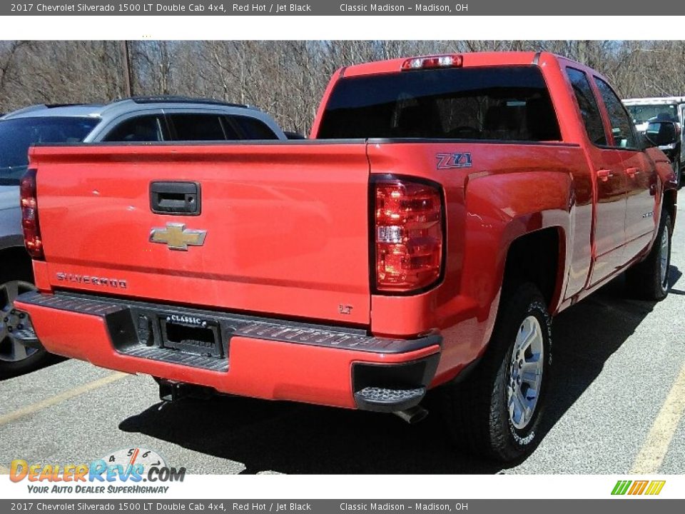 2017 Chevrolet Silverado 1500 LT Double Cab 4x4 Red Hot / Jet Black Photo #2