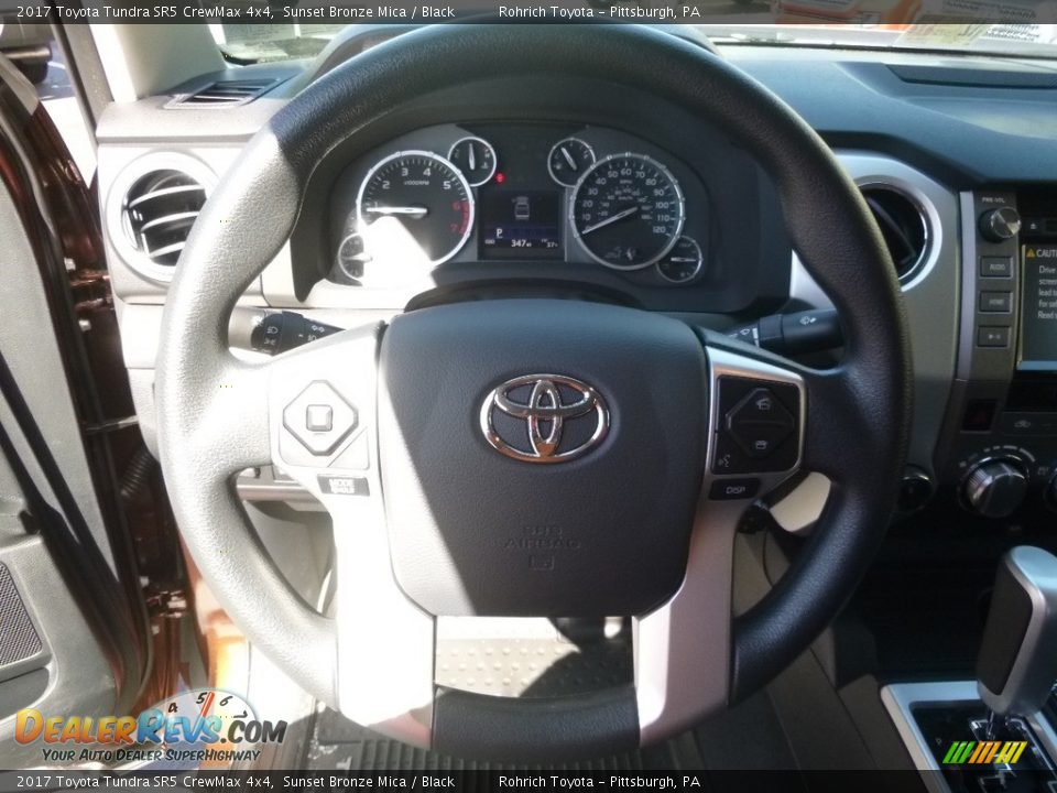 2017 Toyota Tundra SR5 CrewMax 4x4 Sunset Bronze Mica / Black Photo #11