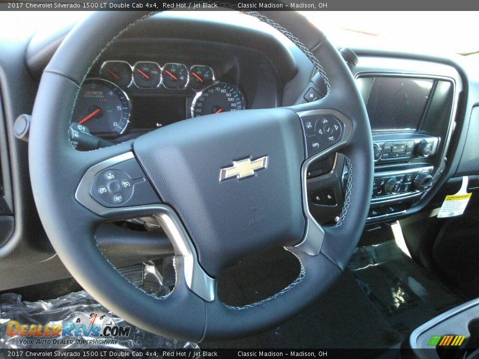 2017 Chevrolet Silverado 1500 LT Double Cab 4x4 Red Hot / Jet Black Photo #5