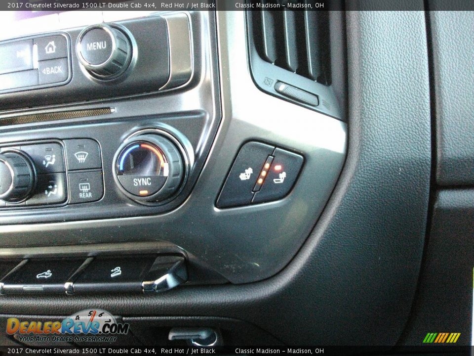 2017 Chevrolet Silverado 1500 LT Double Cab 4x4 Red Hot / Jet Black Photo #10