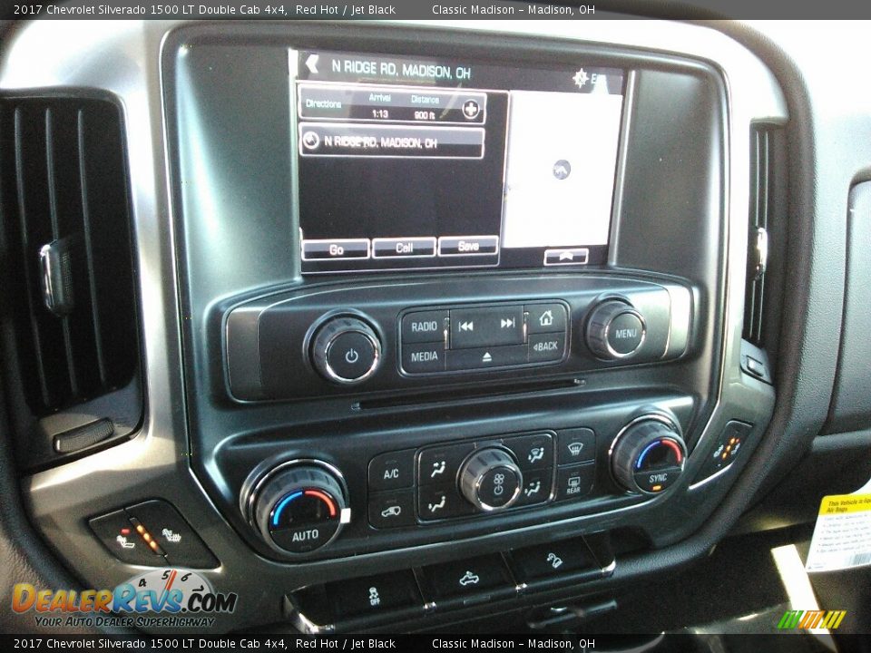 2017 Chevrolet Silverado 1500 LT Double Cab 4x4 Red Hot / Jet Black Photo #11