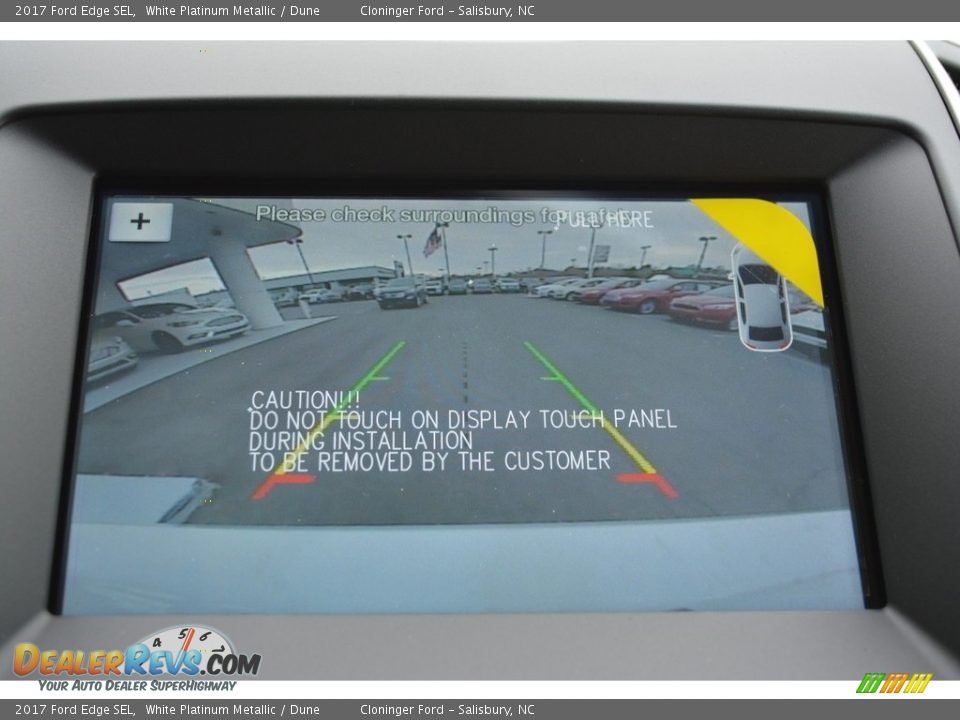 2017 Ford Edge SEL White Platinum Metallic / Dune Photo #15