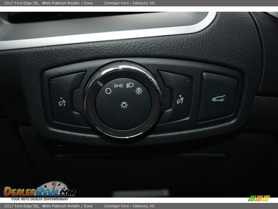2017 Ford Edge SEL White Platinum Metallic / Dune Photo #20