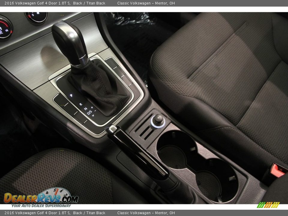 2016 Volkswagen Golf 4 Door 1.8T S Black / Titan Black Photo #15