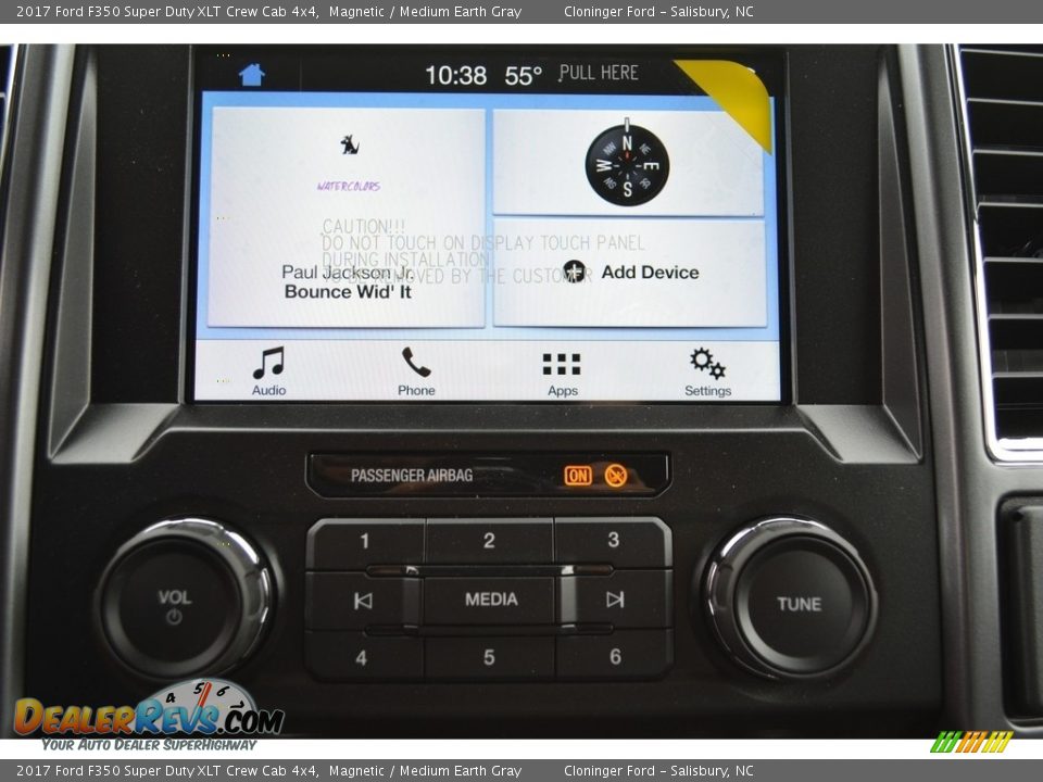 2017 Ford F350 Super Duty XLT Crew Cab 4x4 Magnetic / Medium Earth Gray Photo #11