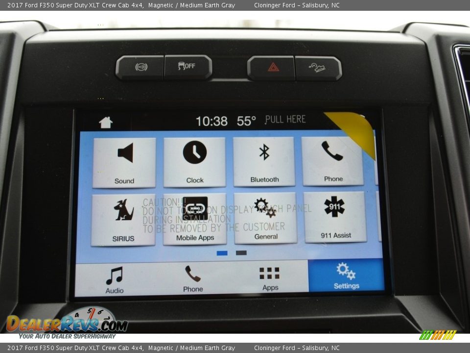 2017 Ford F350 Super Duty XLT Crew Cab 4x4 Magnetic / Medium Earth Gray Photo #12