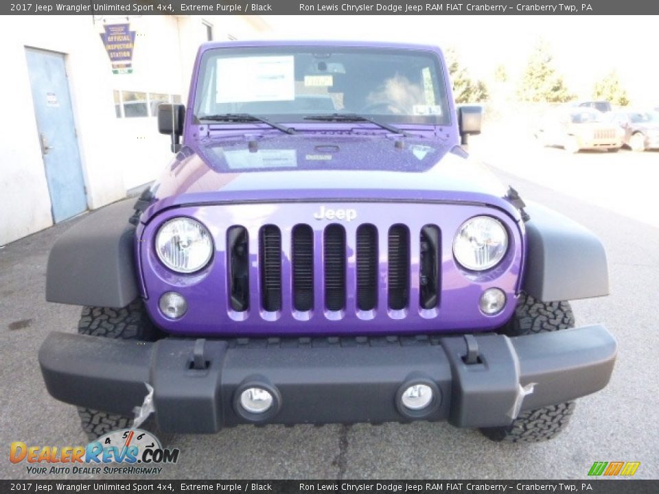 2017 Jeep Wrangler Unlimited Sport 4x4 Extreme Purple / Black Photo #8