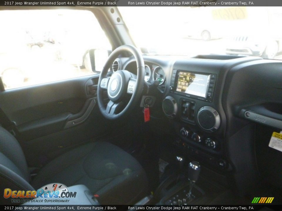 2017 Jeep Wrangler Unlimited Sport 4x4 Extreme Purple / Black Photo #11