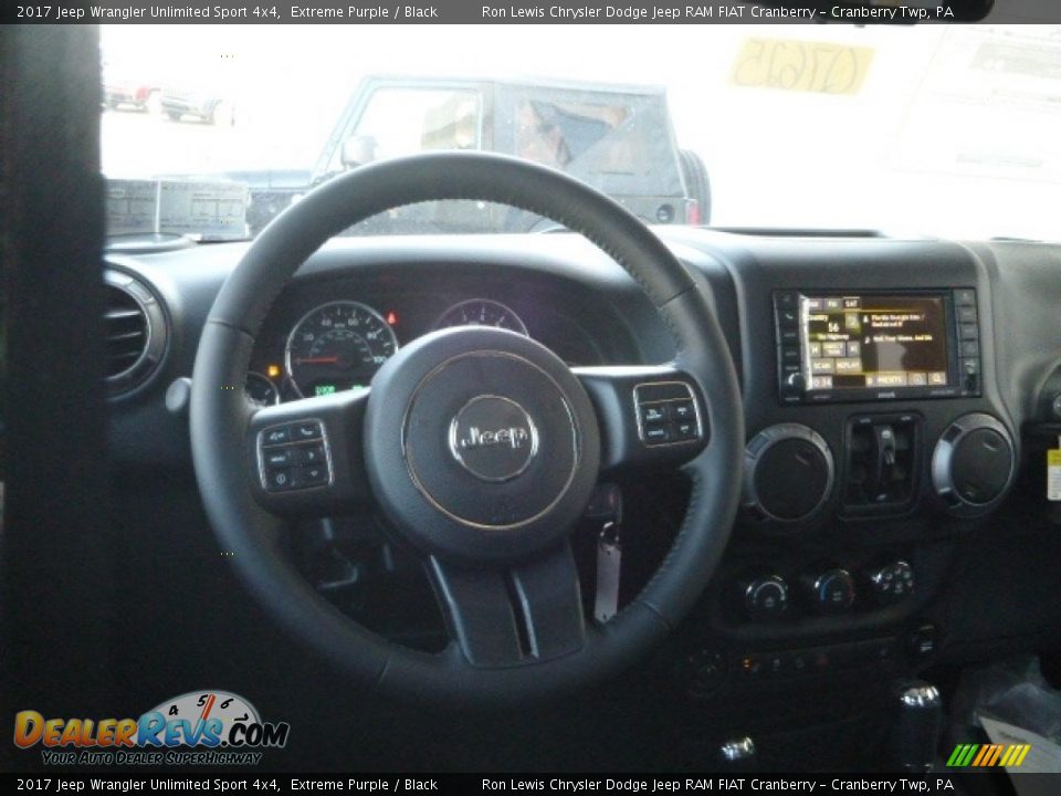 2017 Jeep Wrangler Unlimited Sport 4x4 Extreme Purple / Black Photo #13