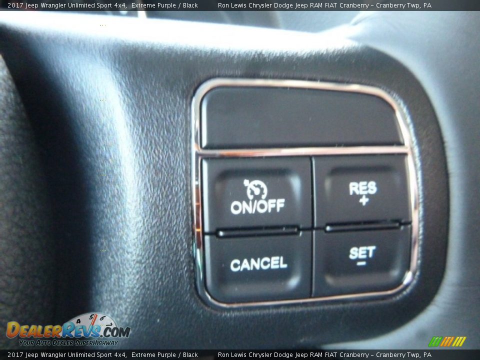 2017 Jeep Wrangler Unlimited Sport 4x4 Extreme Purple / Black Photo #19
