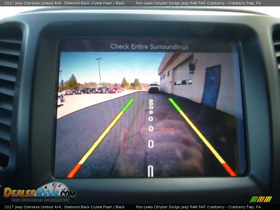 2017 Jeep Cherokee Limited 4x4 Diamond Black Crystal Pearl / Black Photo #18