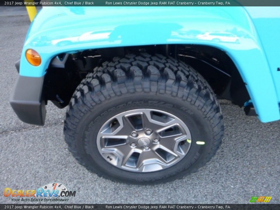 2017 Jeep Wrangler Rubicon 4x4 Chief Blue / Black Photo #2