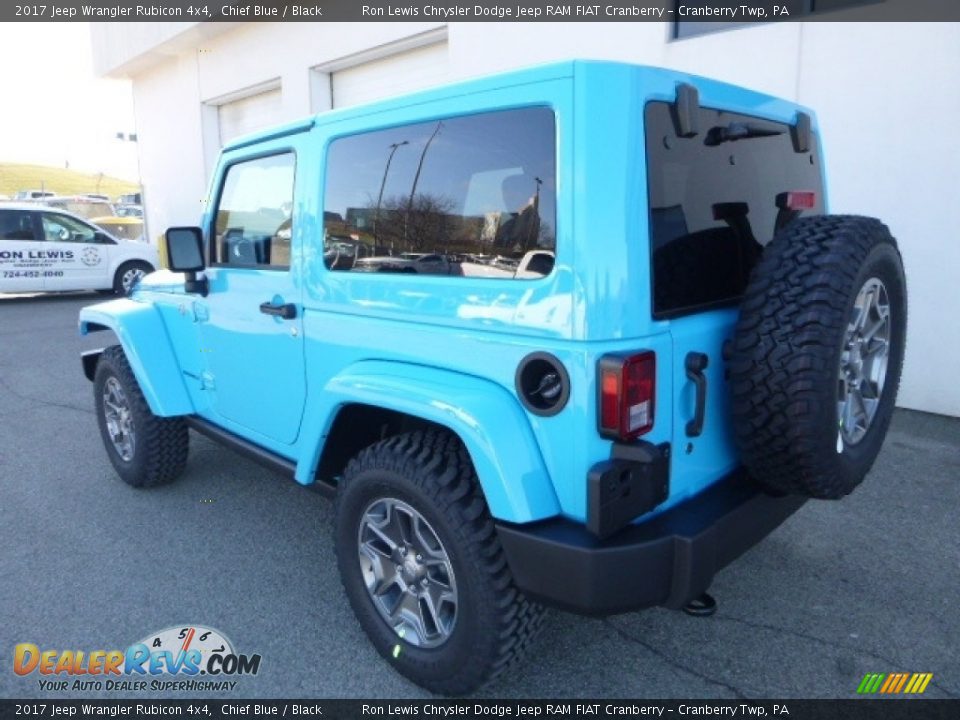 2017 Jeep Wrangler Rubicon 4x4 Chief Blue / Black Photo #4