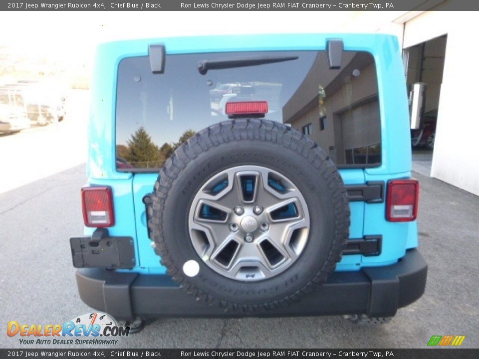 2017 Jeep Wrangler Rubicon 4x4 Chief Blue / Black Photo #5