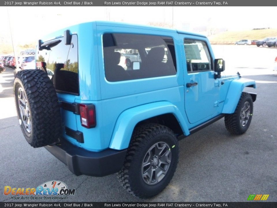 2017 Jeep Wrangler Rubicon 4x4 Chief Blue / Black Photo #6