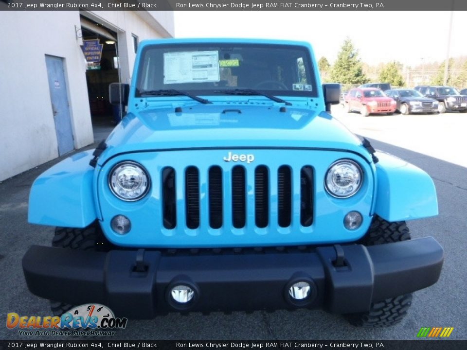 2017 Jeep Wrangler Rubicon 4x4 Chief Blue / Black Photo #9