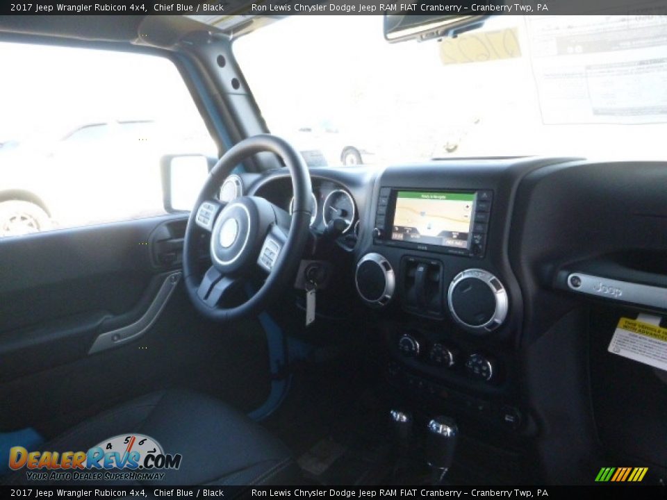 2017 Jeep Wrangler Rubicon 4x4 Chief Blue / Black Photo #13