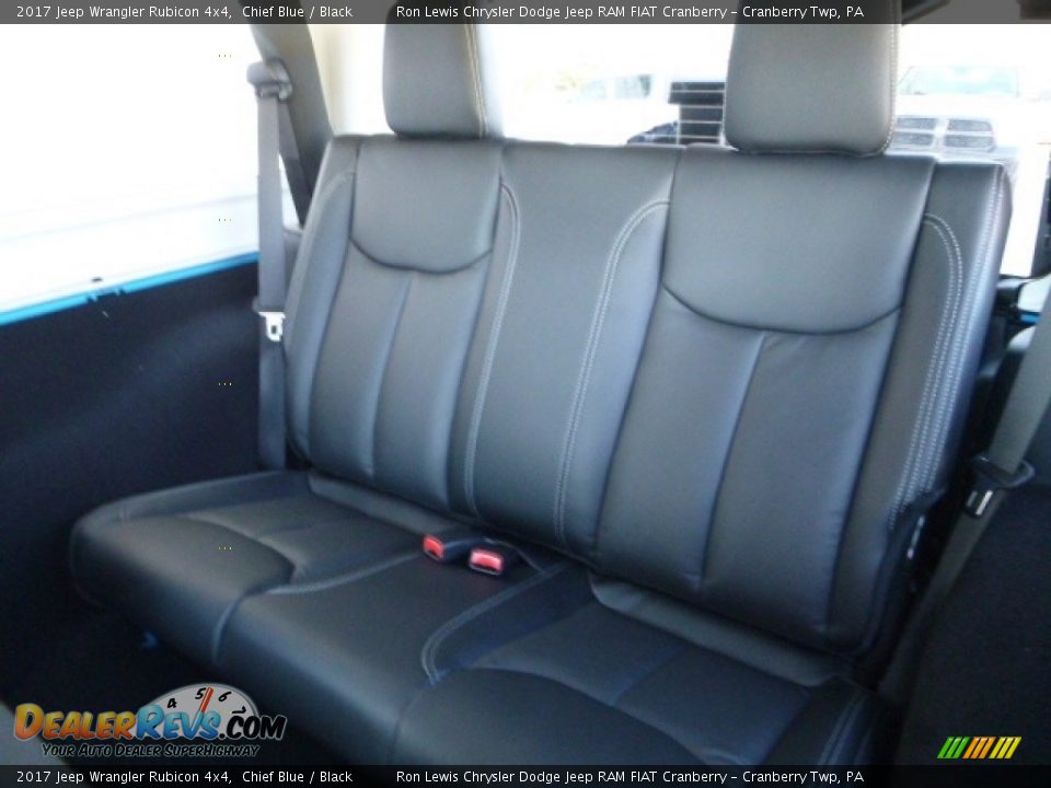 Rear Seat of 2017 Jeep Wrangler Rubicon 4x4 Photo #17