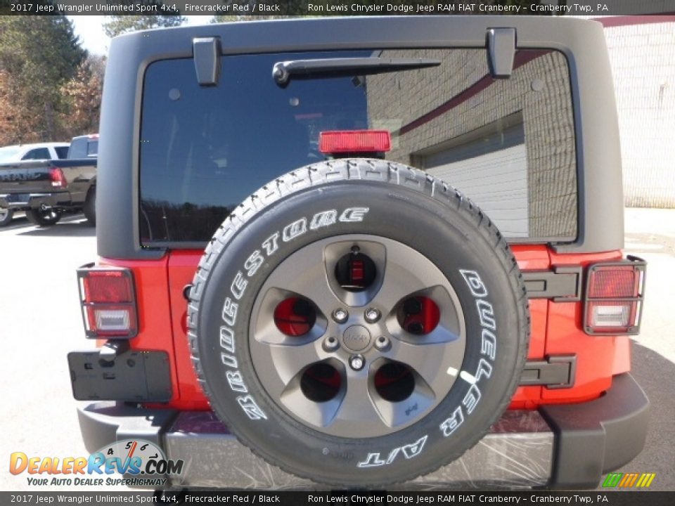 2017 Jeep Wrangler Unlimited Sport 4x4 Firecracker Red / Black Photo #5