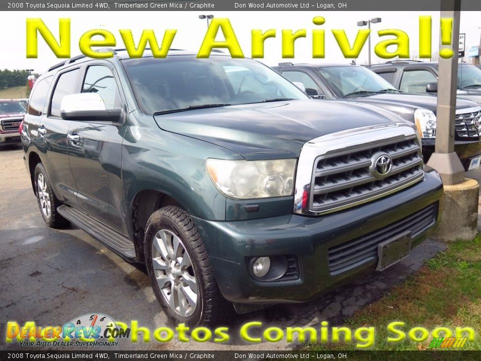 2008 Toyota Sequoia Limited 4WD Timberland Green Mica / Graphite Photo #1