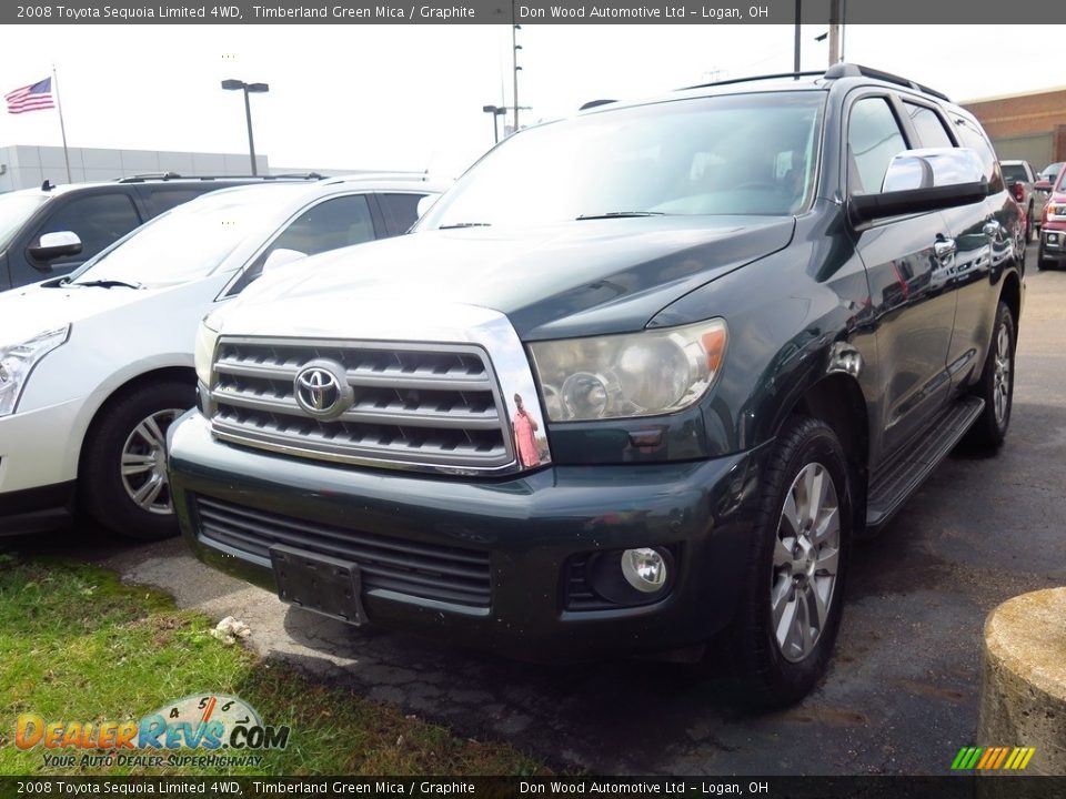 Front 3/4 View of 2008 Toyota Sequoia Limited 4WD Photo #3