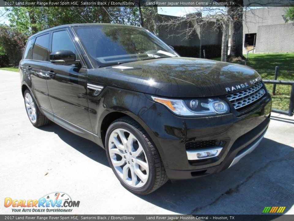 2017 Land Rover Range Rover Sport HSE Santorini Black / Ebony/Ebony Photo #2
