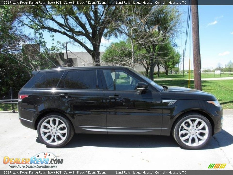 2017 Land Rover Range Rover Sport HSE Santorini Black / Ebony/Ebony Photo #6