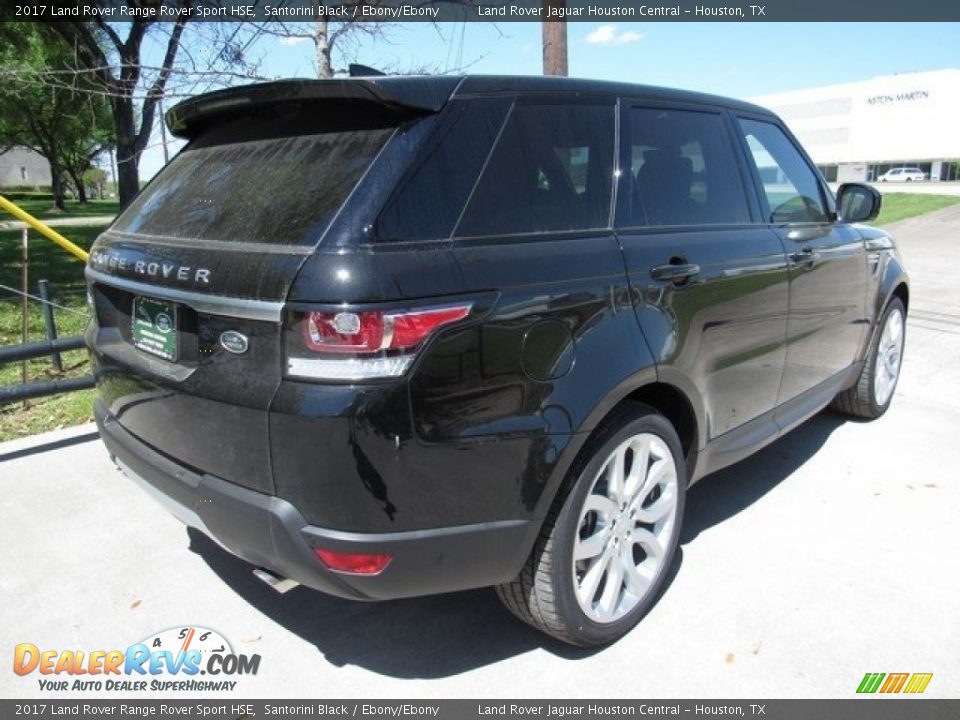 2017 Land Rover Range Rover Sport HSE Santorini Black / Ebony/Ebony Photo #7