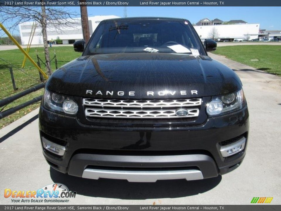 2017 Land Rover Range Rover Sport HSE Santorini Black / Ebony/Ebony Photo #9