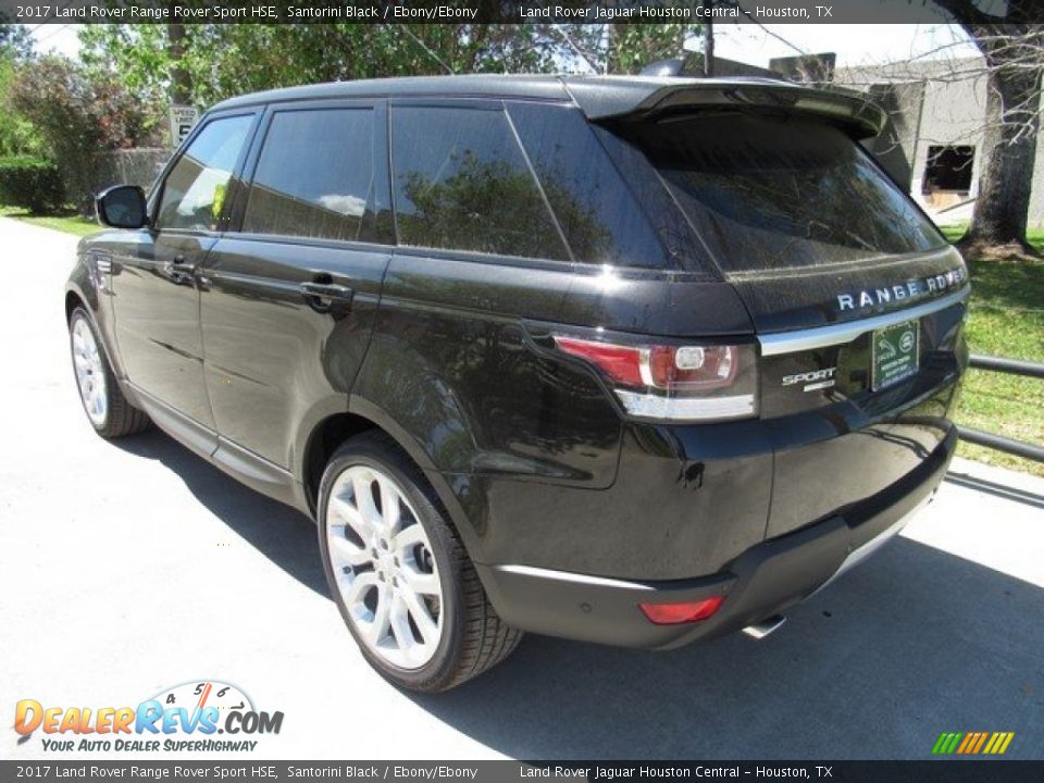 2017 Land Rover Range Rover Sport HSE Santorini Black / Ebony/Ebony Photo #12