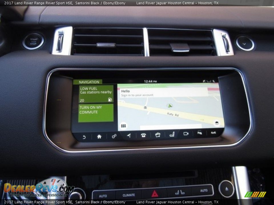 2017 Land Rover Range Rover Sport HSE Santorini Black / Ebony/Ebony Photo #20